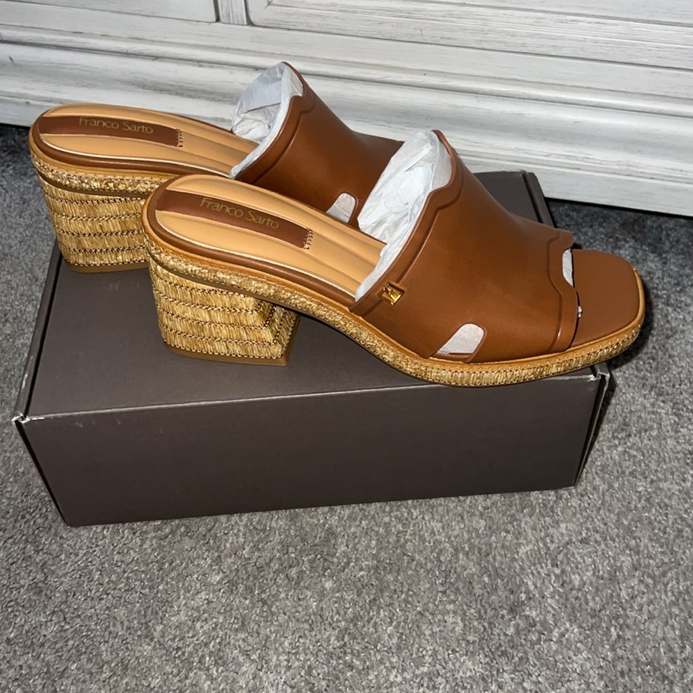 NWT! Franco Sarto heel sandals new in box! Beautiful shoes - Picture 4 of 5